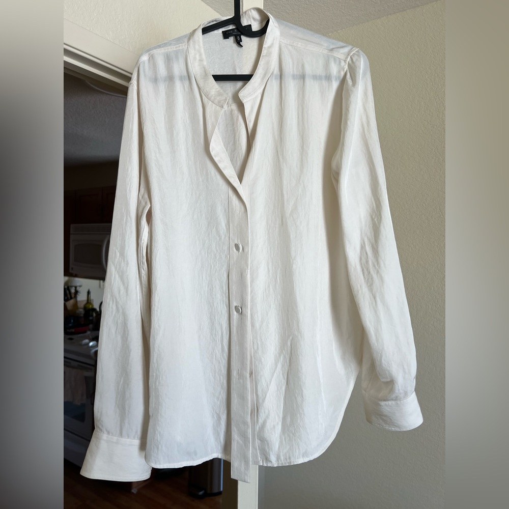 Rag and bone white blouse M
